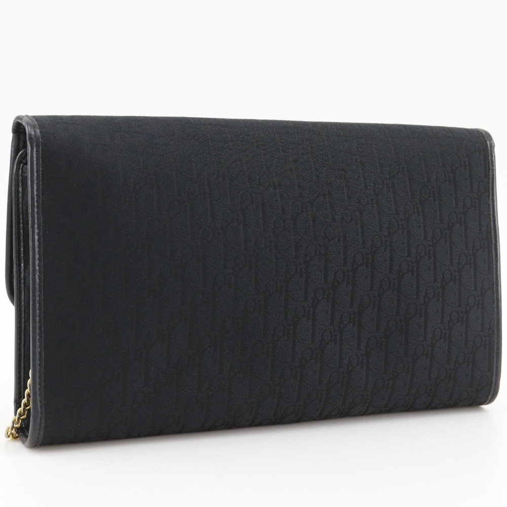 CHRISTIAN DIOR Vintage Black Canvas Shoulder Bag - Picture 3 of 16
